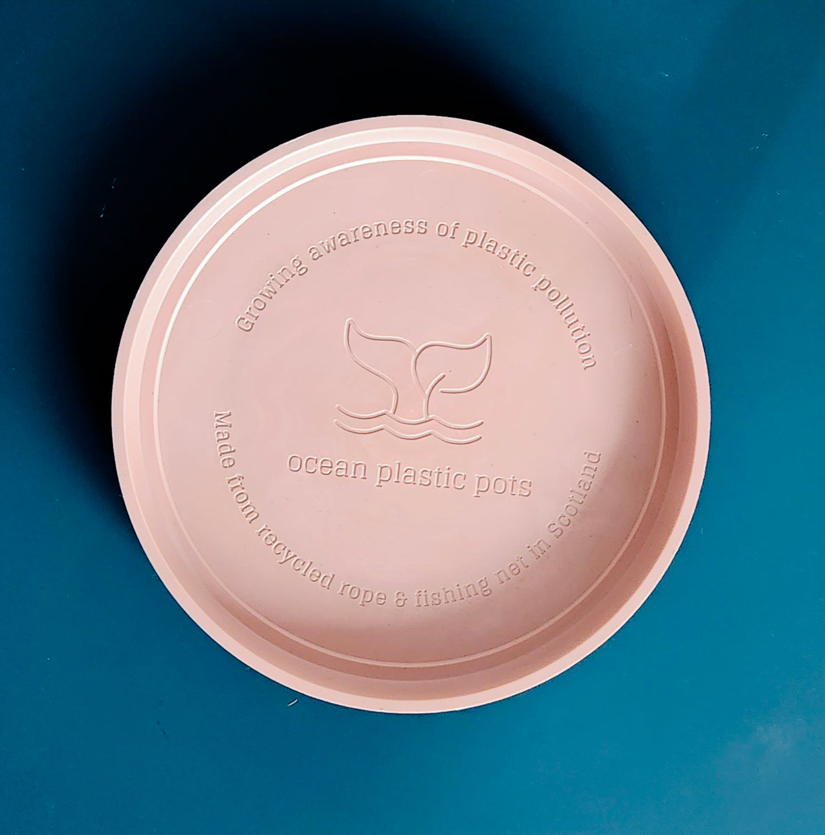 Pink Bloom Ocean Plastic Pot