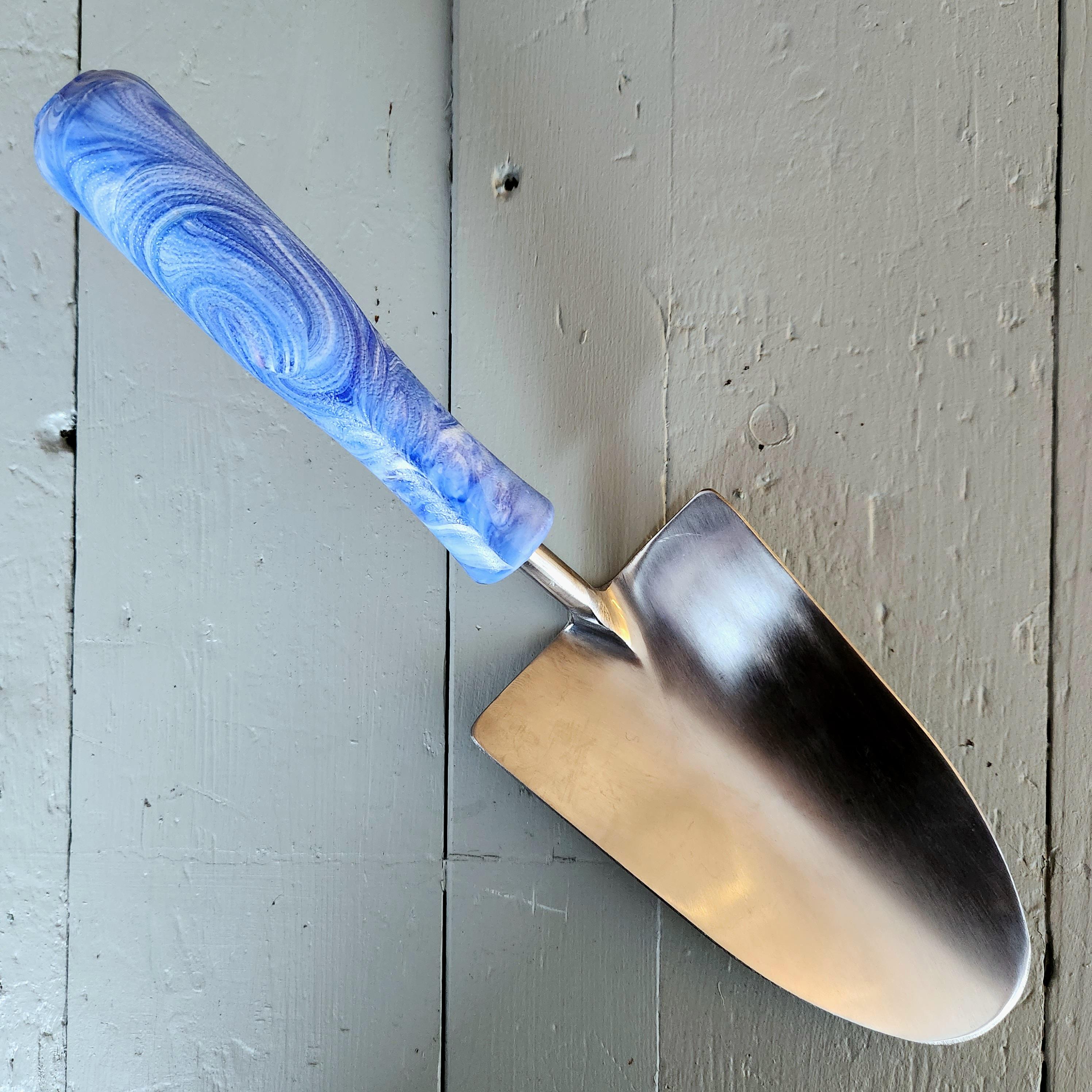 Ocean Plastic Planting Trowel - Navy Blue Marble