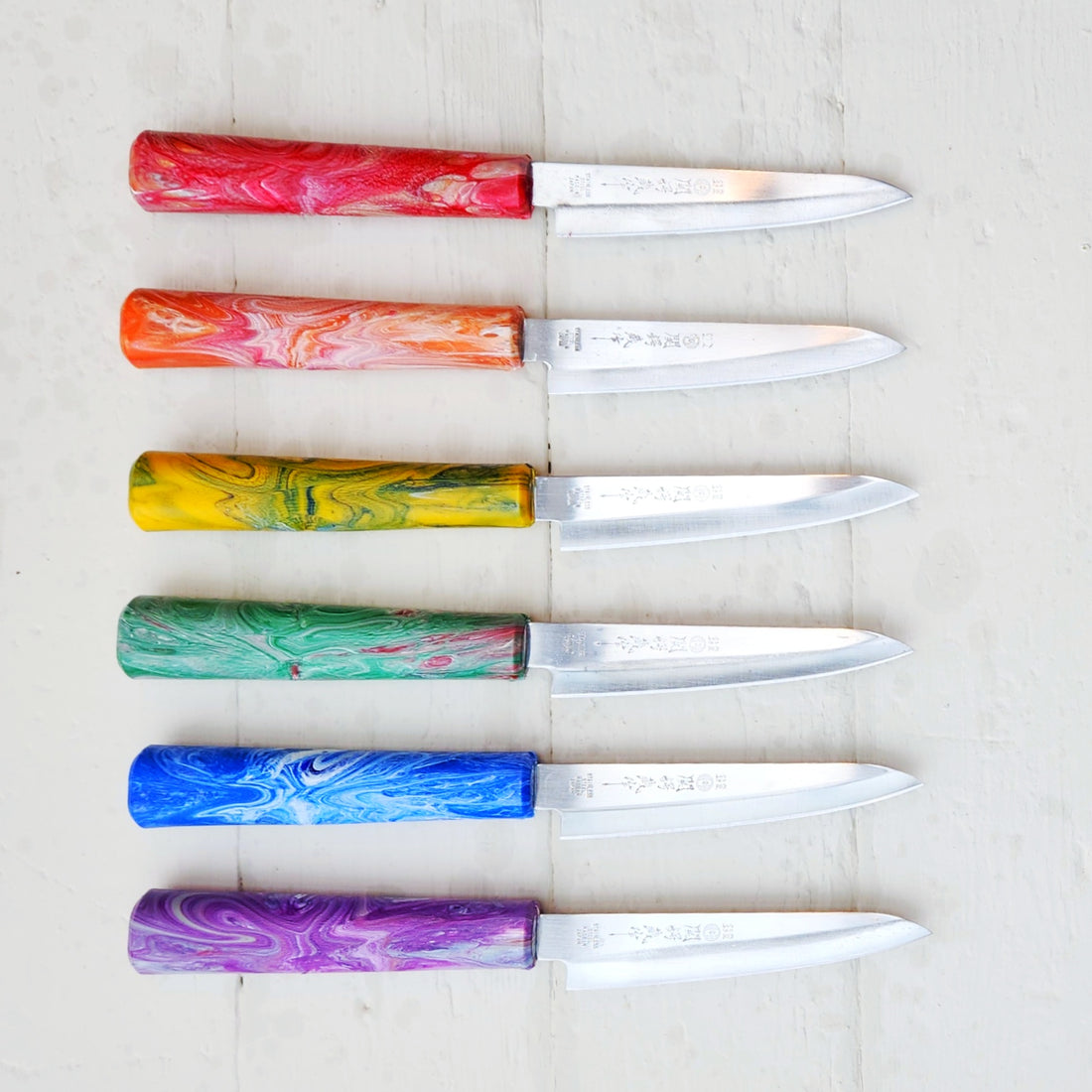 Japanese Stainless Steel Petty / Paring - various colours