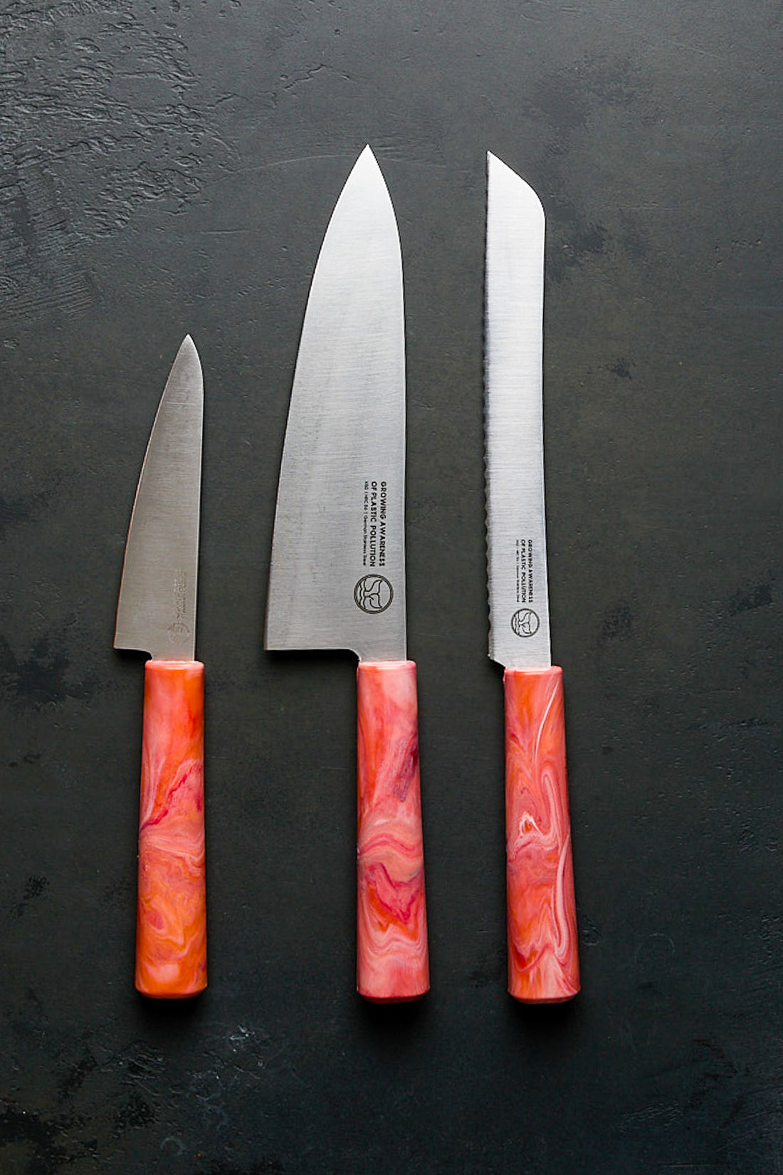 Chef, Bread &amp; Paring Set - Red Marble