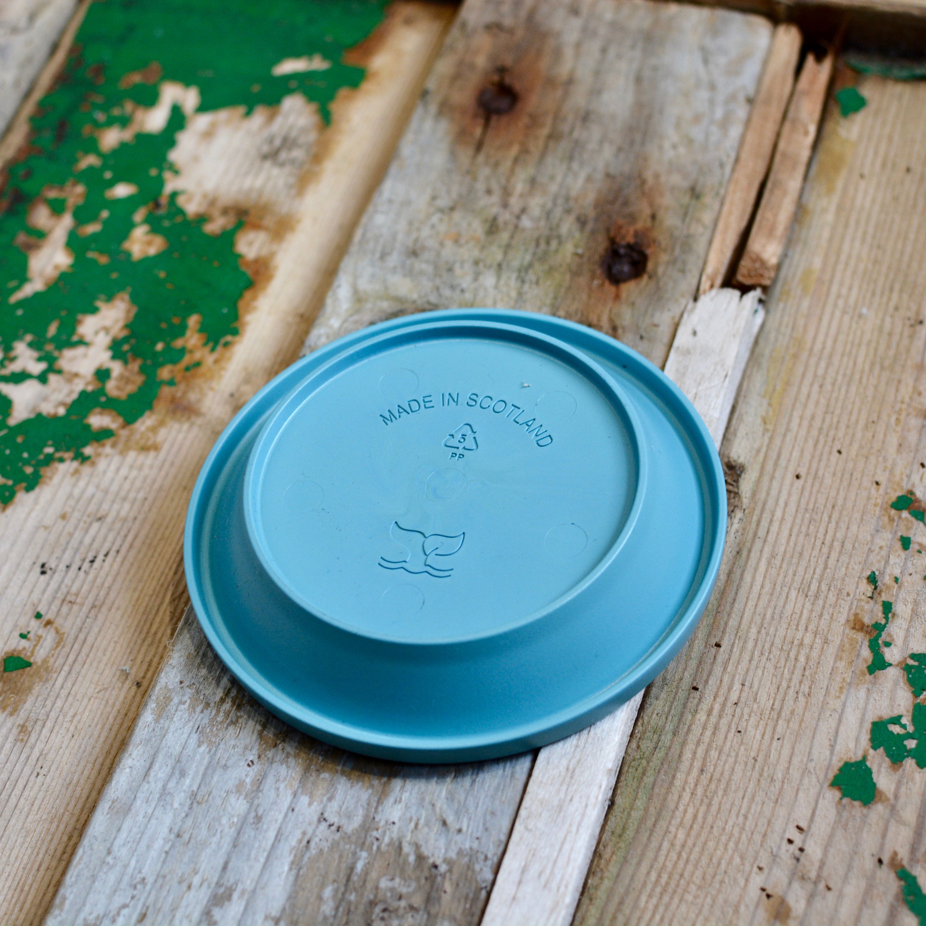 Chelsea Pot &amp; Saucer Set in Blue (13cm)
